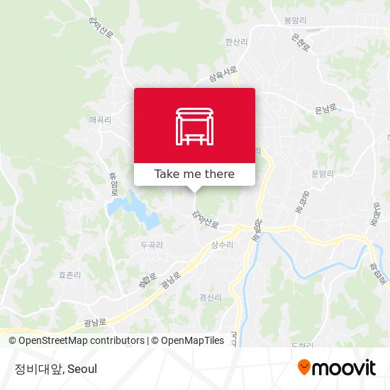 정비대앞 map