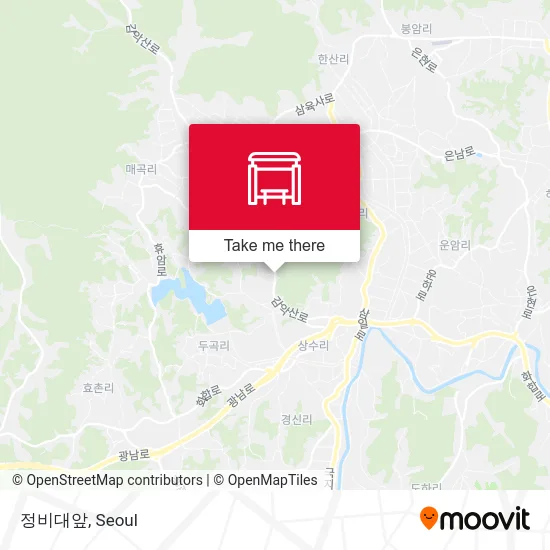 정비대앞 map