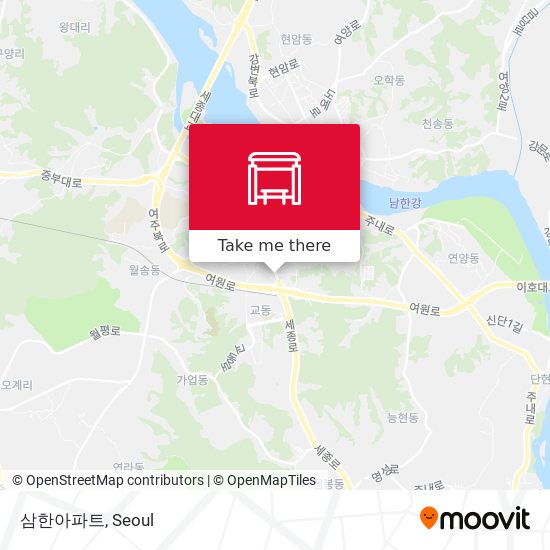 삼한아파트 map