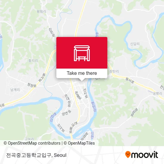 전곡중고등학교입구 map