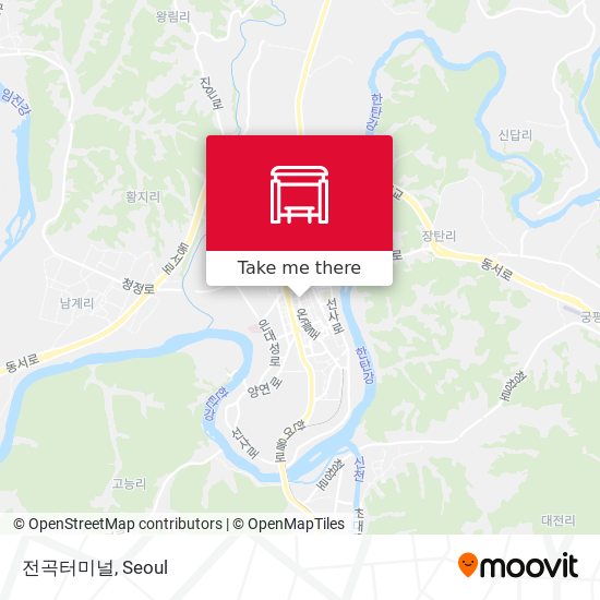 전곡터미널 map