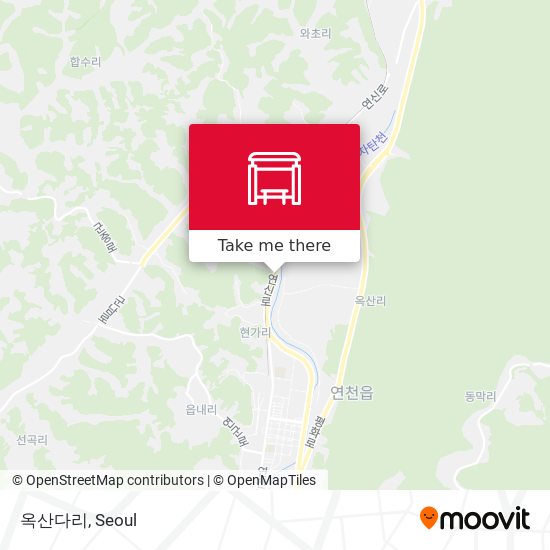 옥산다리 map