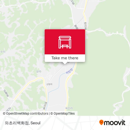 와초리백화점 map