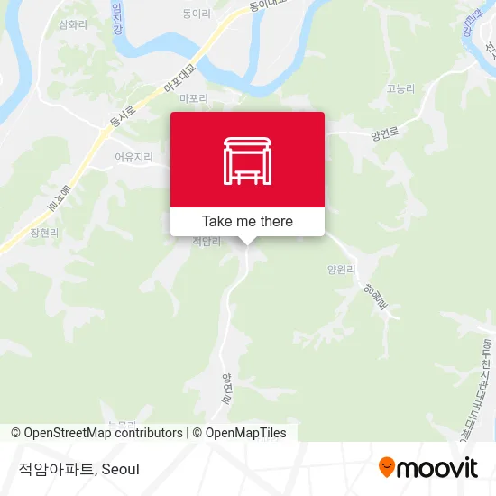 적암아파트 map