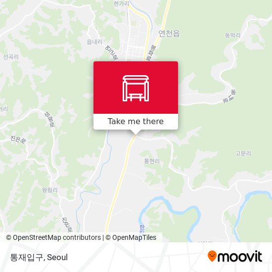 통재입구 map