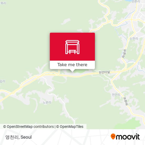 영천리 map