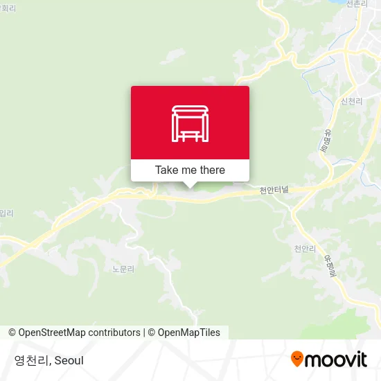 영천리 map