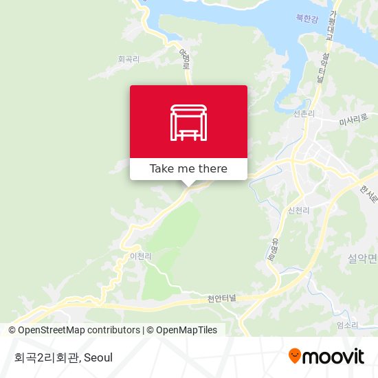 회곡2리회관 map