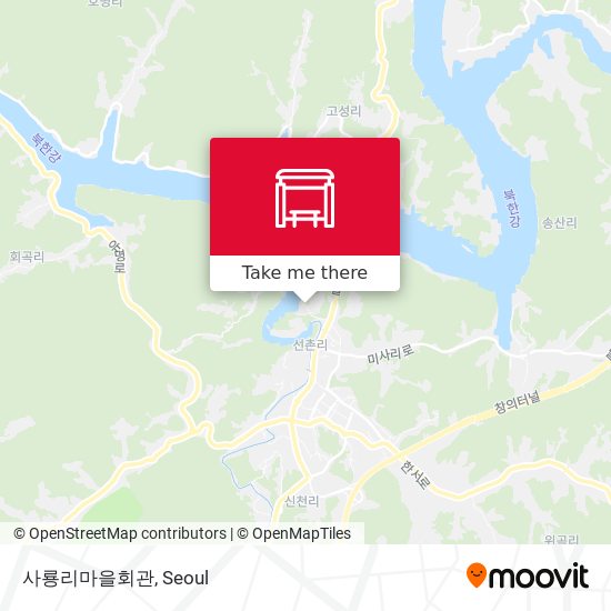 사룡리마을회관 map