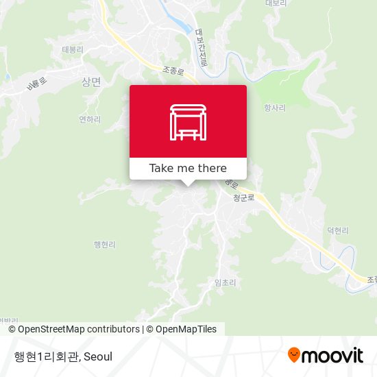 행현1리회관 map