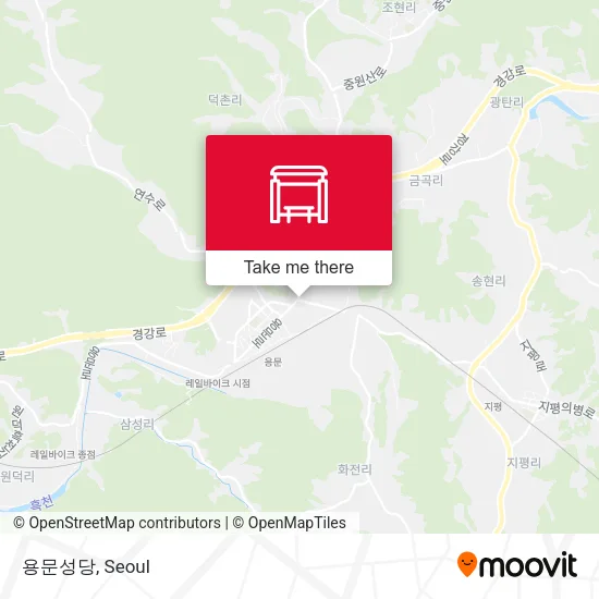 용문성당 map