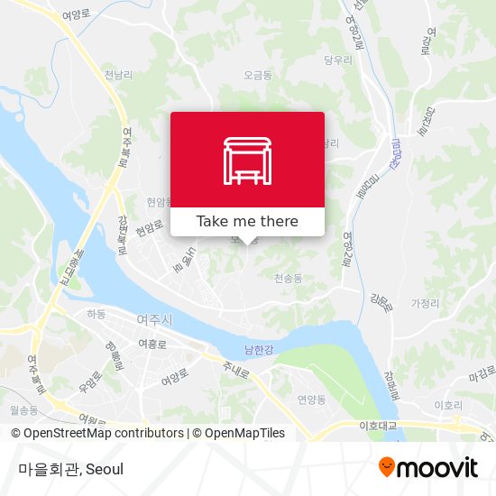 마을회관 map