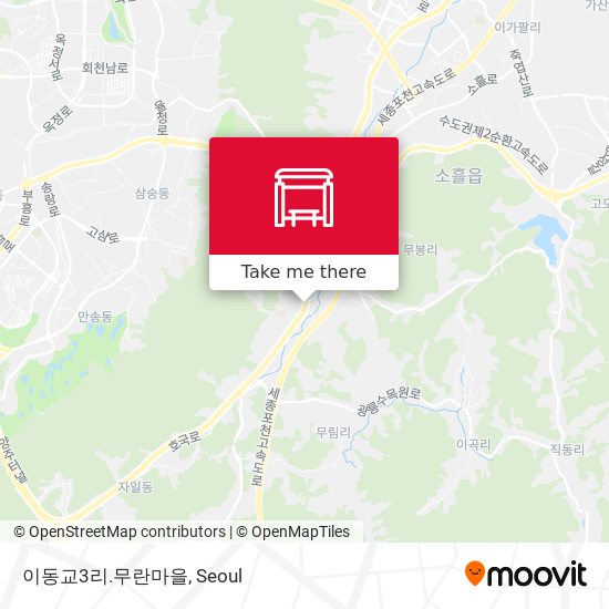 이동교3리.무란마을 map