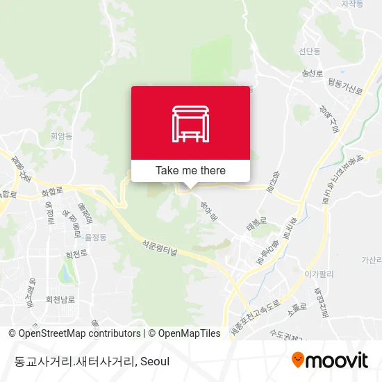 동교사거리.새터사거리 map