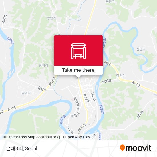 은대3리 map