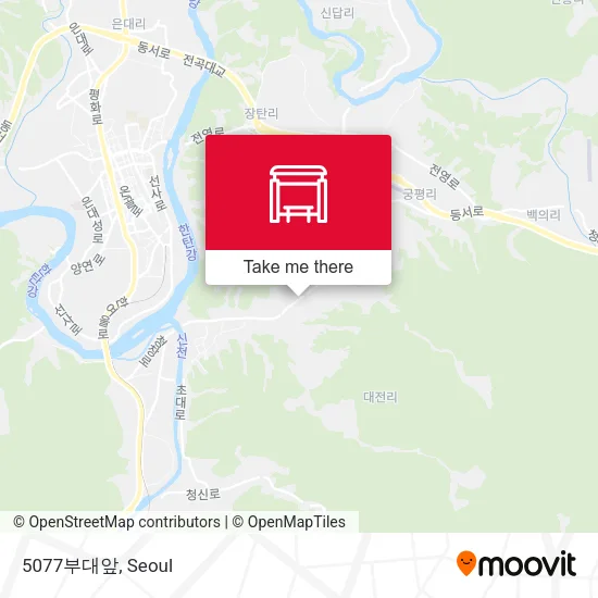 5077부대앞 map