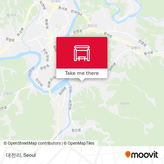 대전리 map