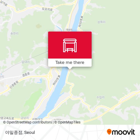 야밀종점 map