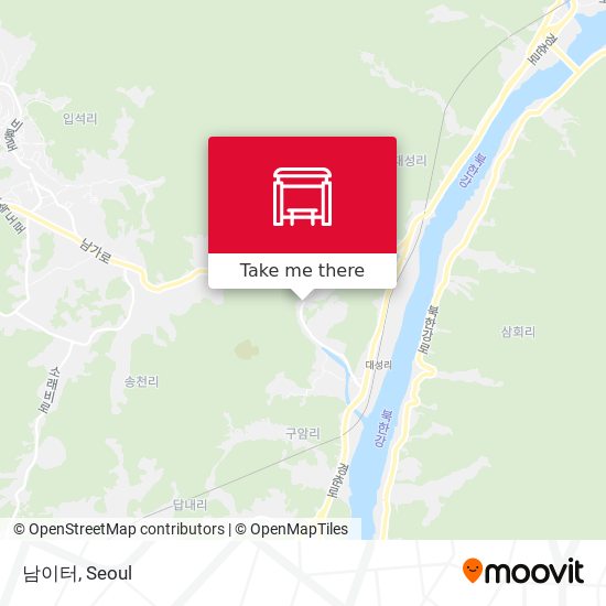 남이터 map