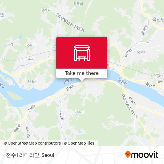 전수1리다리앞 map