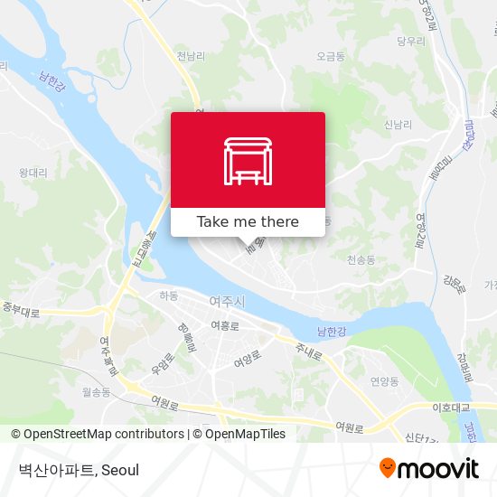 벽산아파트 map