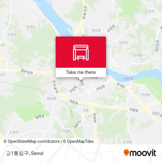 교1통입구 map