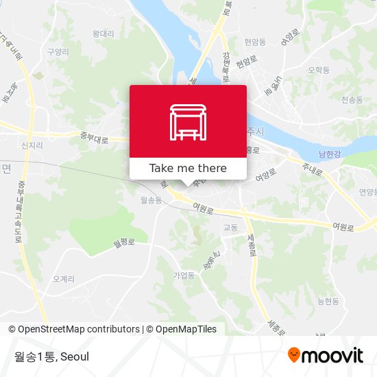 월송1통 map