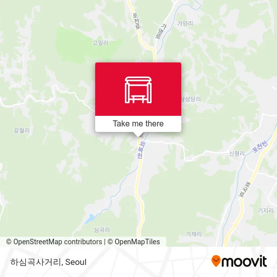 하심곡사거리 map