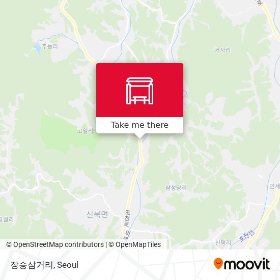 장승삼거리 map