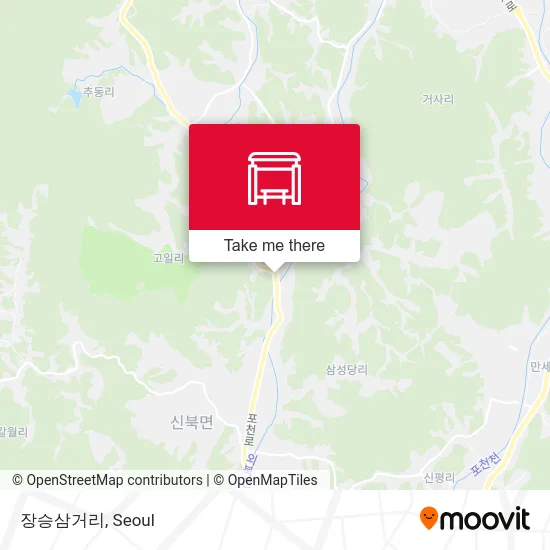장승삼거리 map