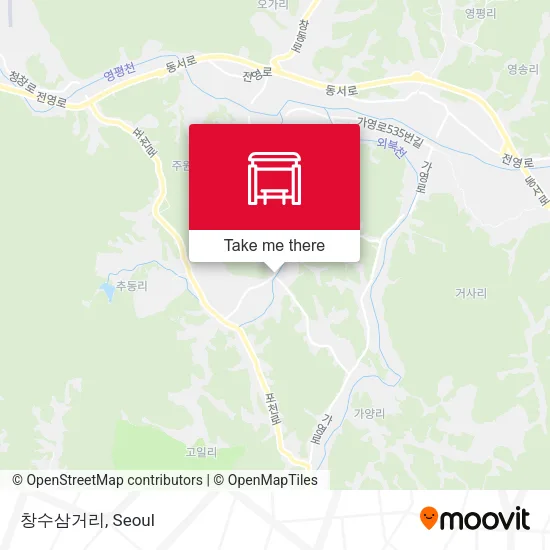 창수삼거리 map