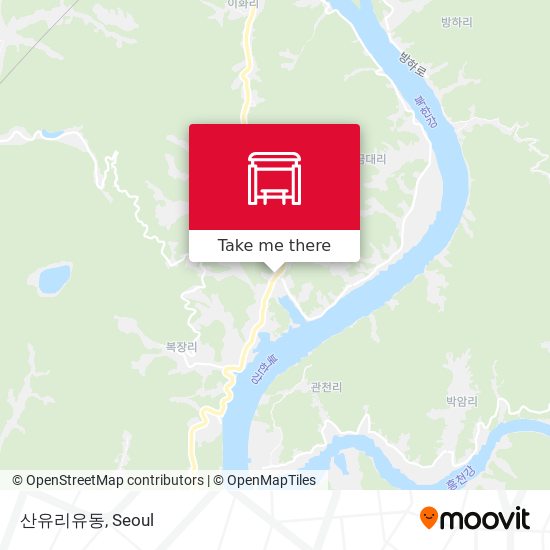 산유리유동 map