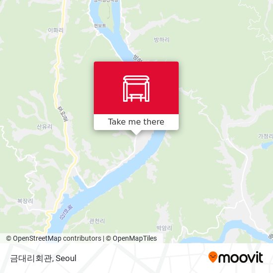 금대리회관 map
