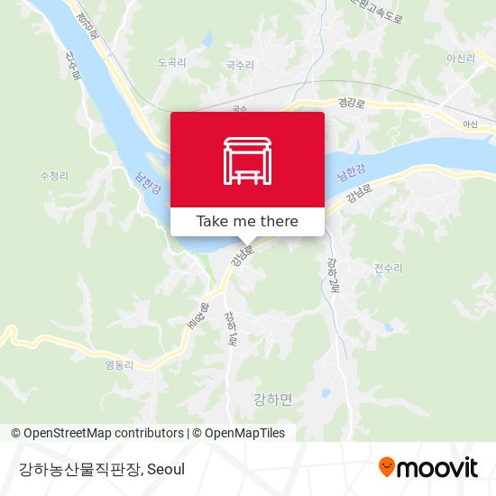 강하농산물직판장 map