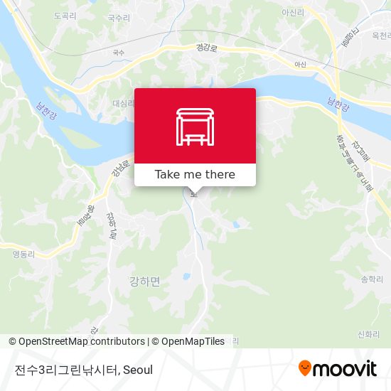 전수3리그린낚시터 map