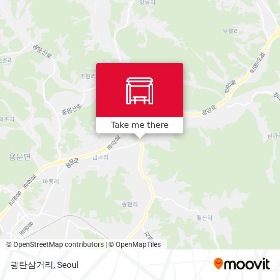 광탄삼거리 map