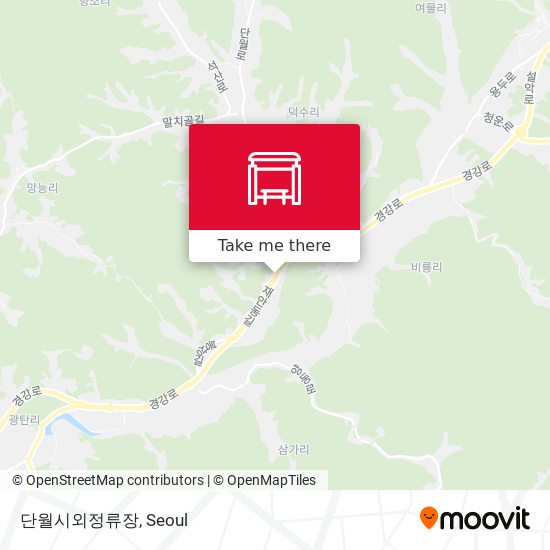 단월시외정류장 map
