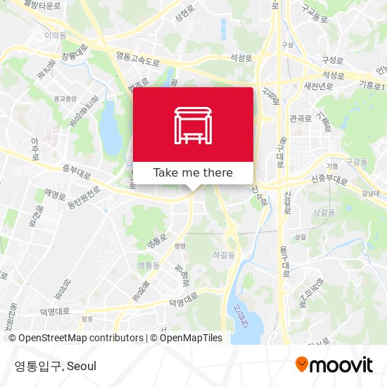 영통입구 map
