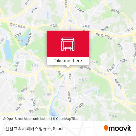 신갈고속시외버스정류소 map