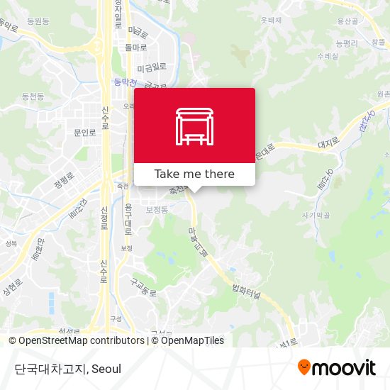 단국대차고지 map