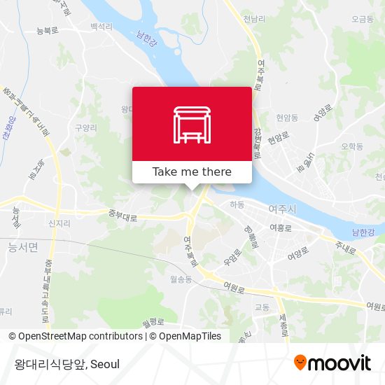 왕대리식당앞 map