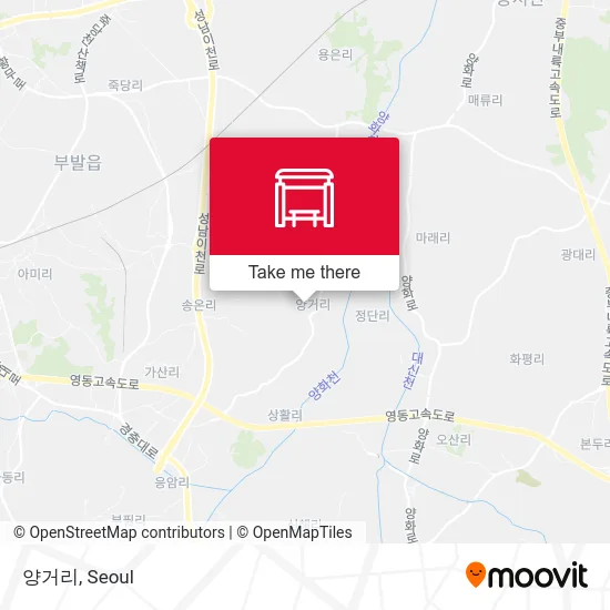 양거리 map