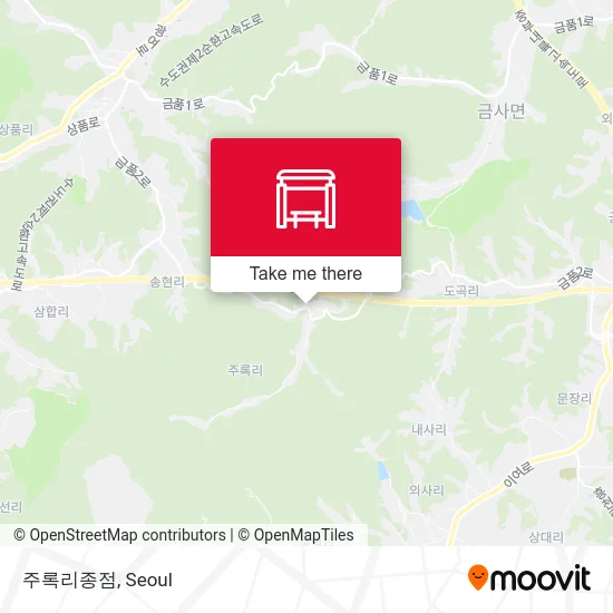 주록리종점 map