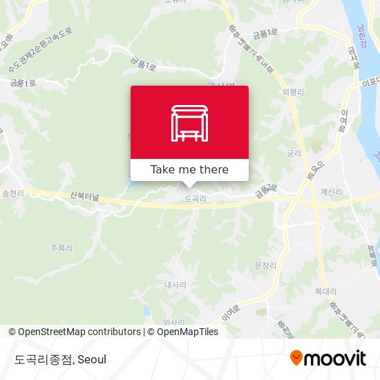 도곡리종점 map