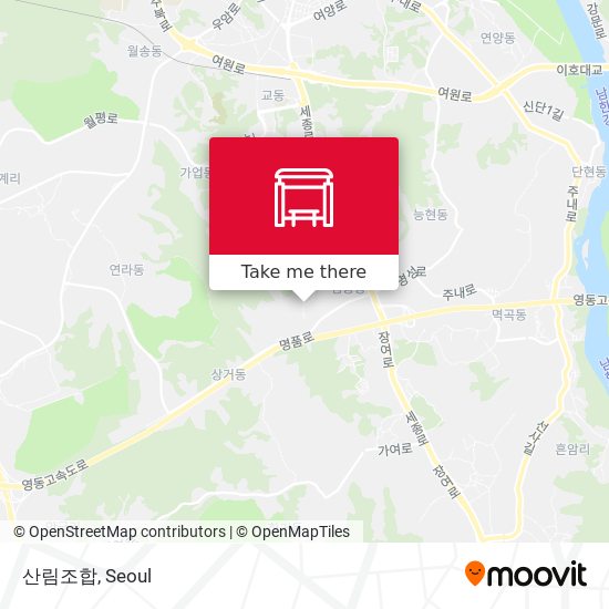 산림조합 map