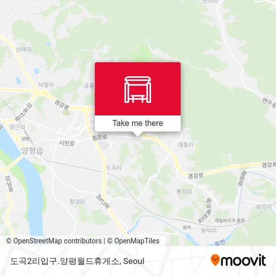 도곡2리입구.양평월드휴게소 map