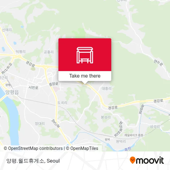 양평.월드휴게소 map