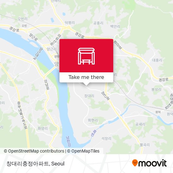 창대리충정아파트 map