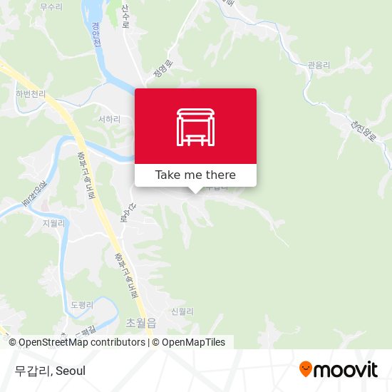 무갑리 map