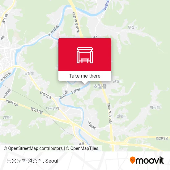 등용문학원종점 map